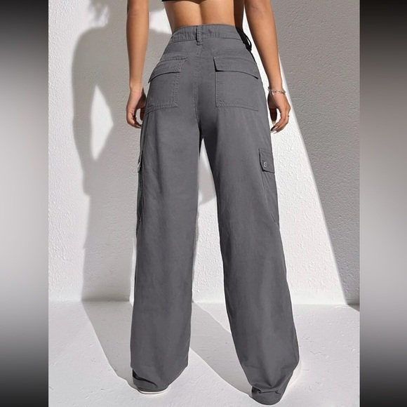 Grey Cargo Jeans - Picture 3 of 3